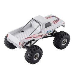 RC Auto`s - FMS FCX24 Smasher Monster truck RTR - Wit - 4