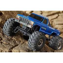 RC Auto`s - FMS FCX24 Smasher Monster truck RTR - Blauw - 7