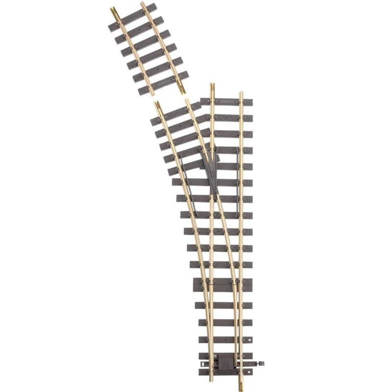 Schaal G - Piko rails 35222 Wissel, Links 480 mm 22.5° 1243 mm