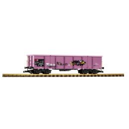 Schaal G - Piko 37013 open goederenwagen Eaos roze van de SBB - 2
