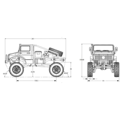 RC Auto`s - FTX Outback Mini XP Unitrak 4WD electro crawler RTR - Zand - 14