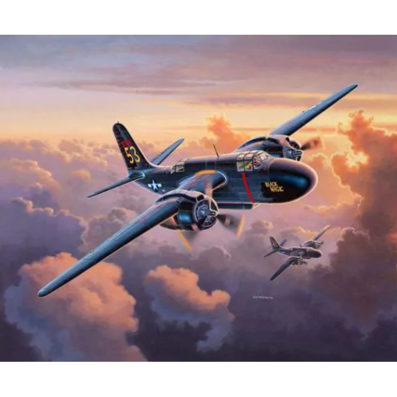 Revell bouwdoos 1/72 - Lockheed P-70 Nighthawk