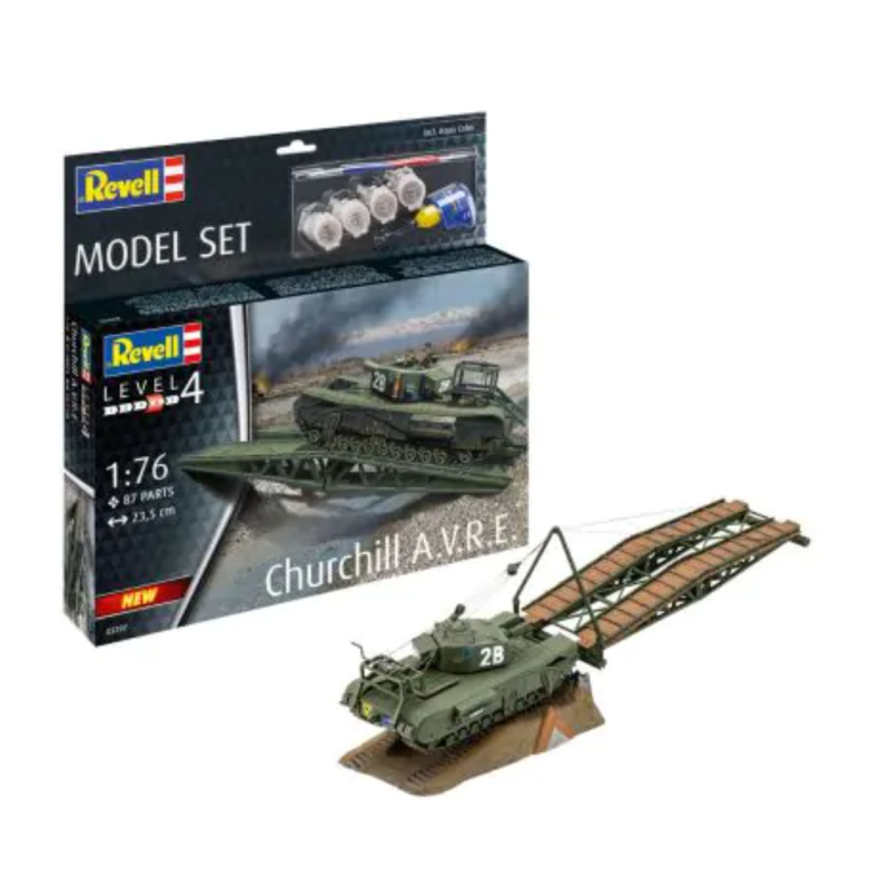 Revell bouwdoos 1/76 - Churchill A.V.R.E. model-set