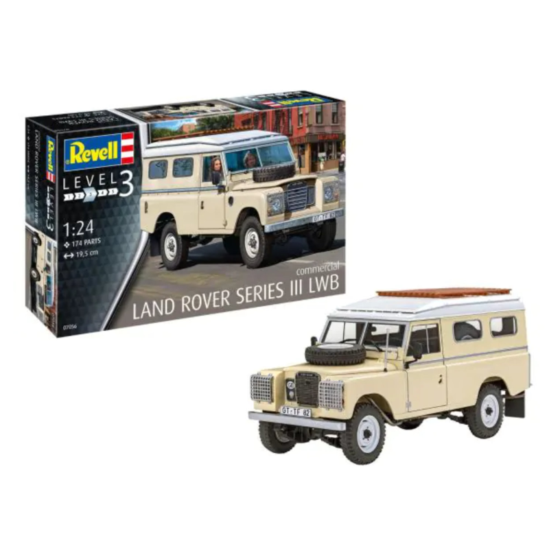 Revell bouwdoos 1/24 - Land Rover Series III LWB Commercial